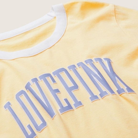 VS PINK RINGER TEE & HERITAGE SHORTS SET - Picture 5 of 14